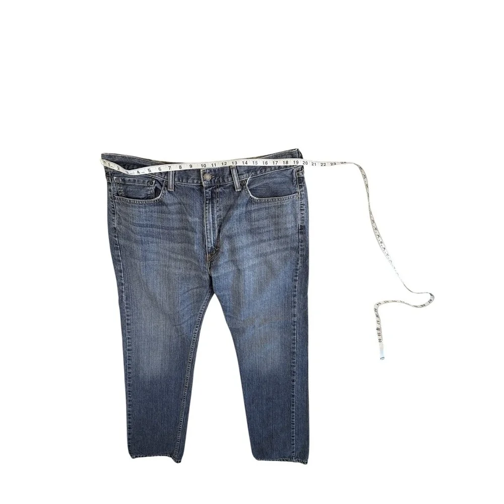 Levi's 505 Regular Fit Straight Leg Jeans Men's 38x34 Blue Denim